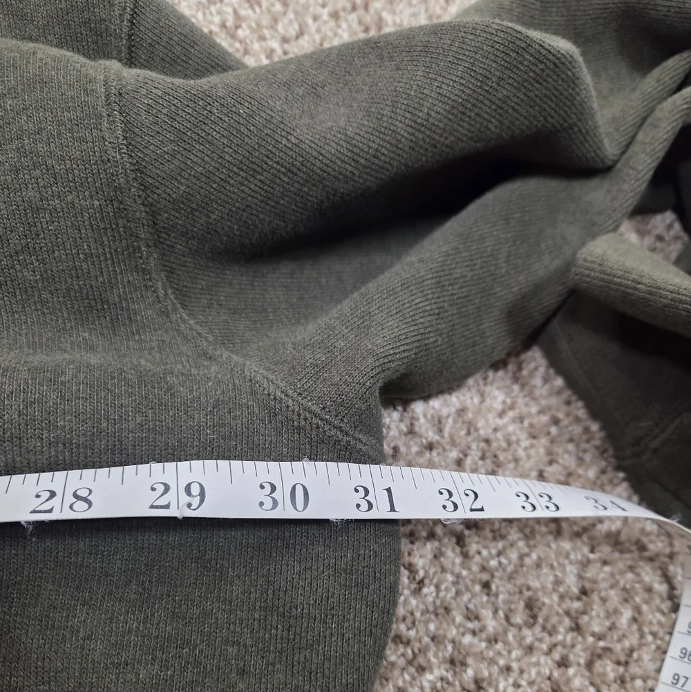 Polo By Ralph Lauren Quarter Zip Long Sleeve Sweater 3XLT Green W/ Pony Logo